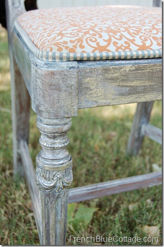 silver foil chair