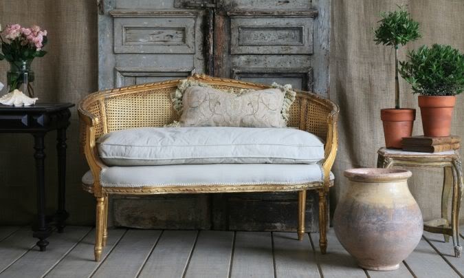 31 Days of French-Inspired Style Day 13: Caned and Rush Furniture