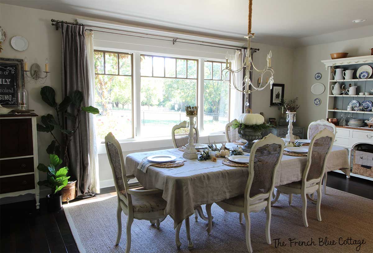French Country dining room.
