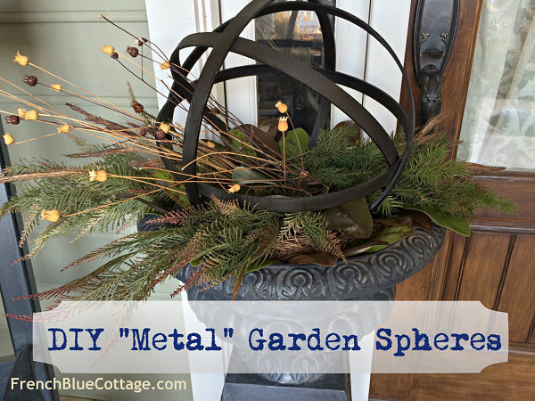 Diy Metal Garden Spheres French, How To Make Metal Garden Orbs