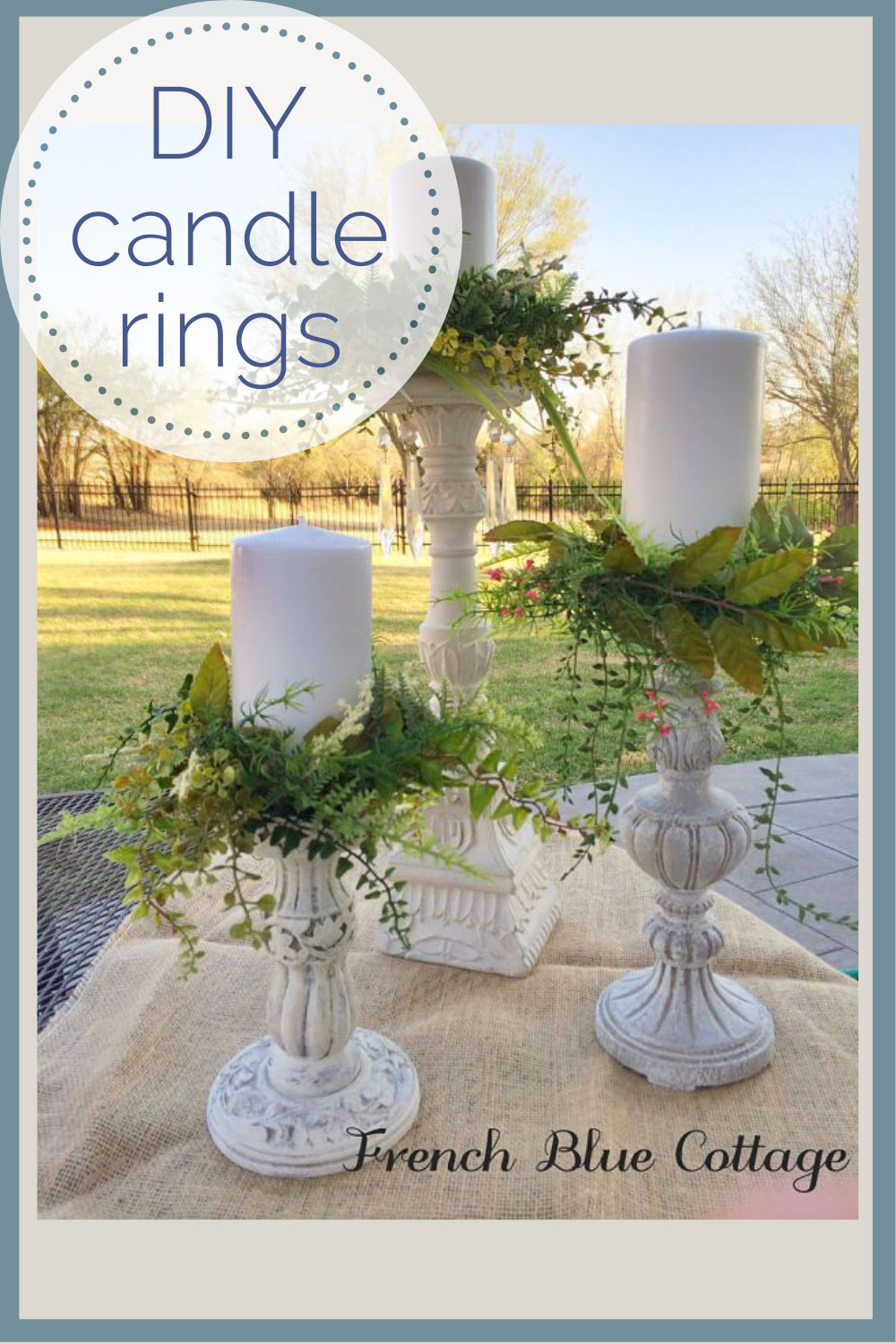 Grandin road deals candle rings