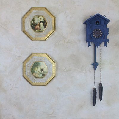 Painted Cuckoo Clock Makeover and Other Estate Sale Finds