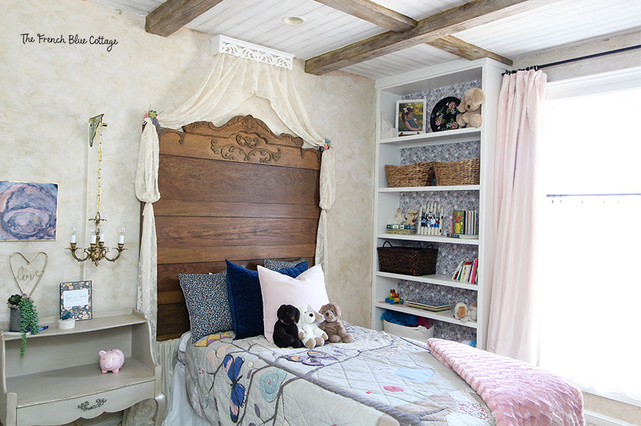 French country little girl's bedroom