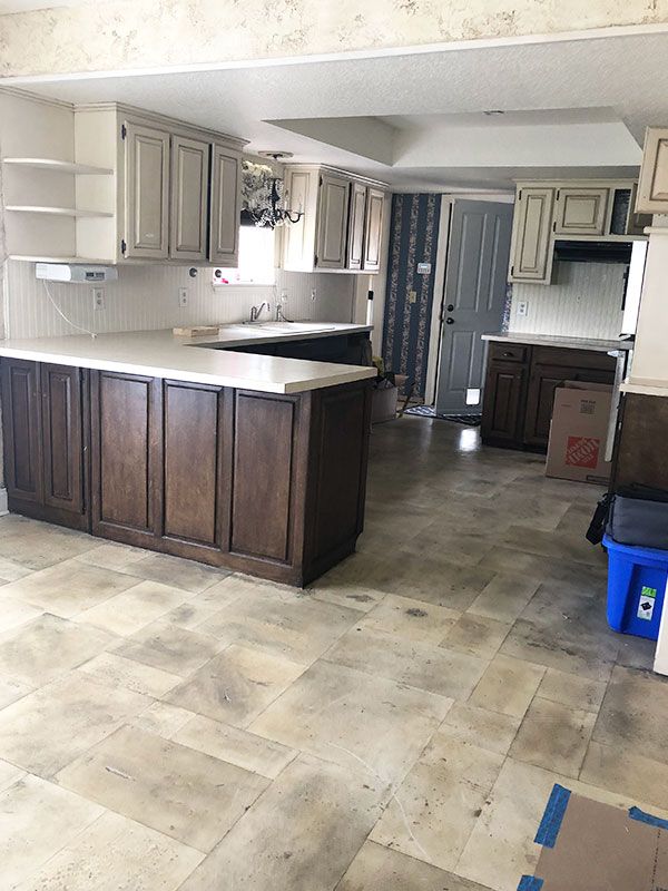 kitchen before remodel