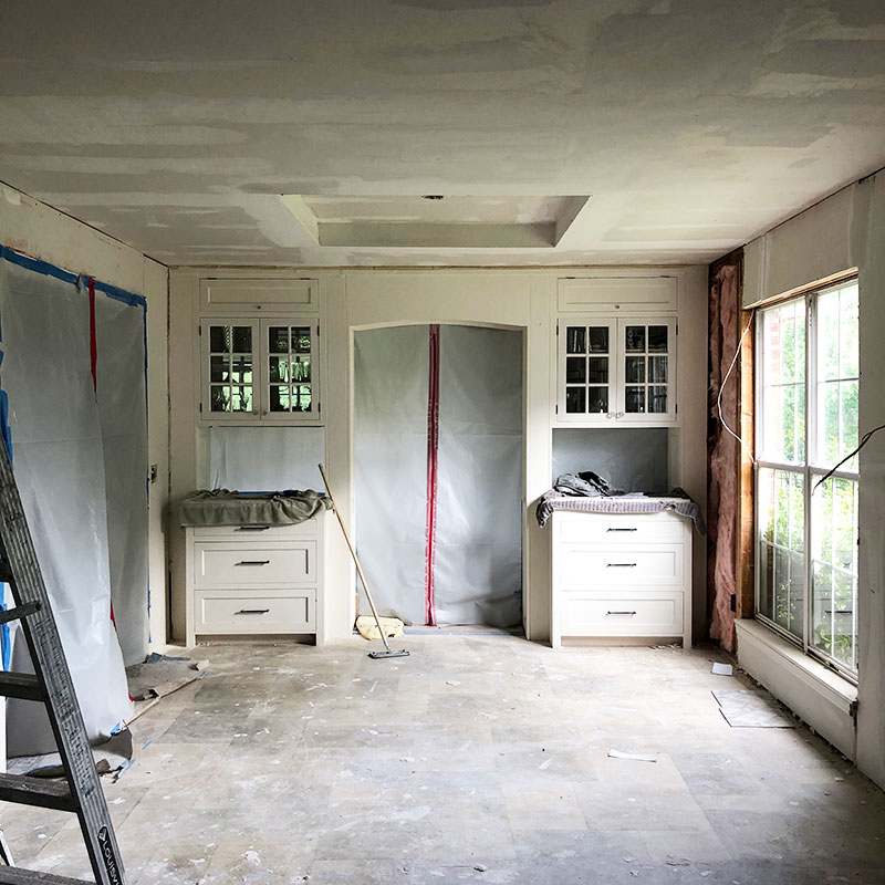 kitchen drywall