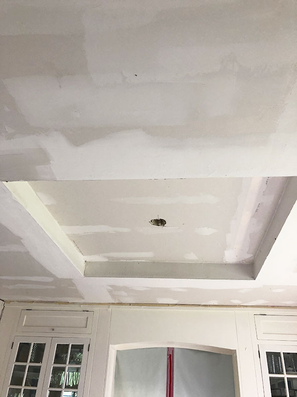 kitchen ceiling inset