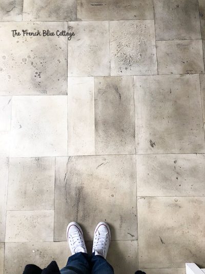 painted concrete floor tiles