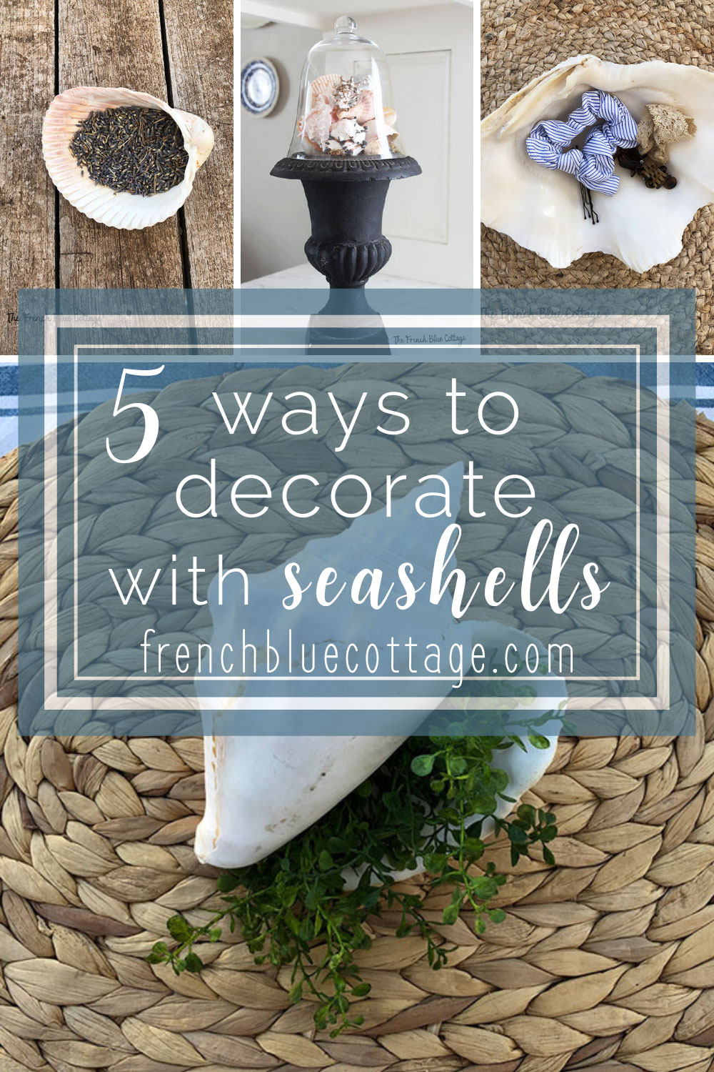 Five Ways To Decorate With Seashells French Blue Cottage