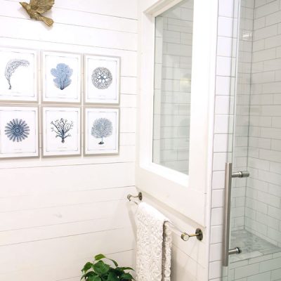 Shower Half Wall with a Window