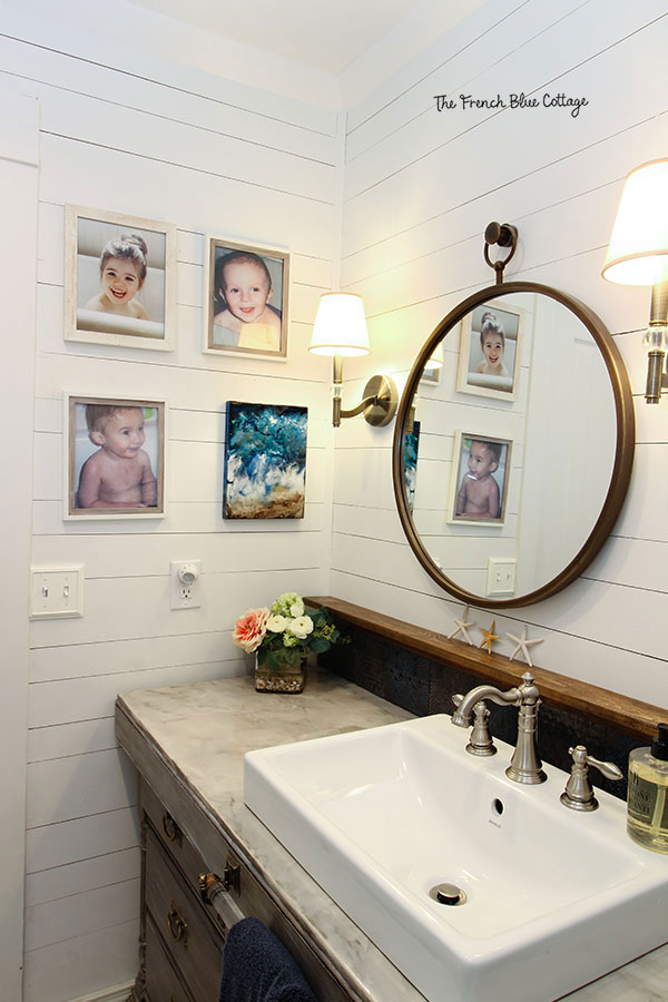 A Coastal Farmhouse Bathroom Remodel