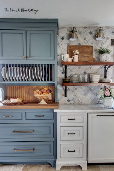 Creating our Dream Kitchen: French Country Kitchen reveal • French Blue