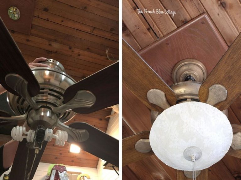 DIY Ceiling Fan Makeover One Room Challenge {week 4}