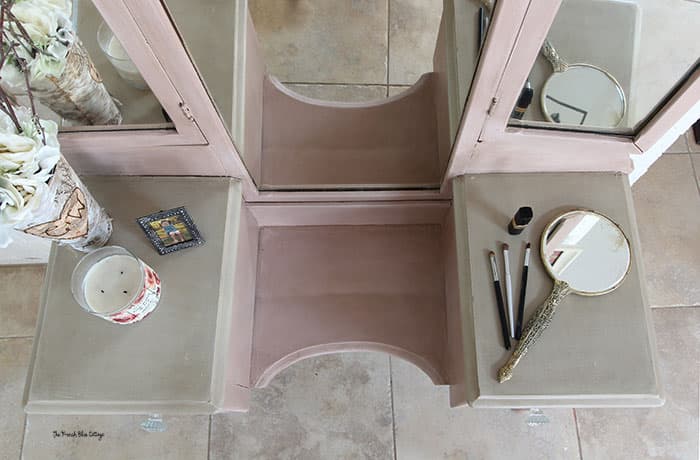 antique pink vanity dressing table